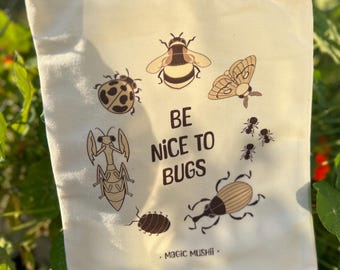 Canvas Tote Bags - Nerdy, Nature, Cute ⟡
