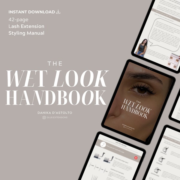 The Wet Look Handbook | Lash Styling ebook