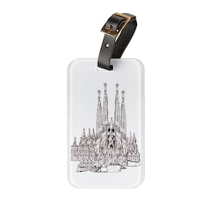 Travel-Inspired Luggage Tag, Custom Travel Accessory, Unique Vacation Gift, Personalized Baggage Tag, Wanderlust Travel Gear