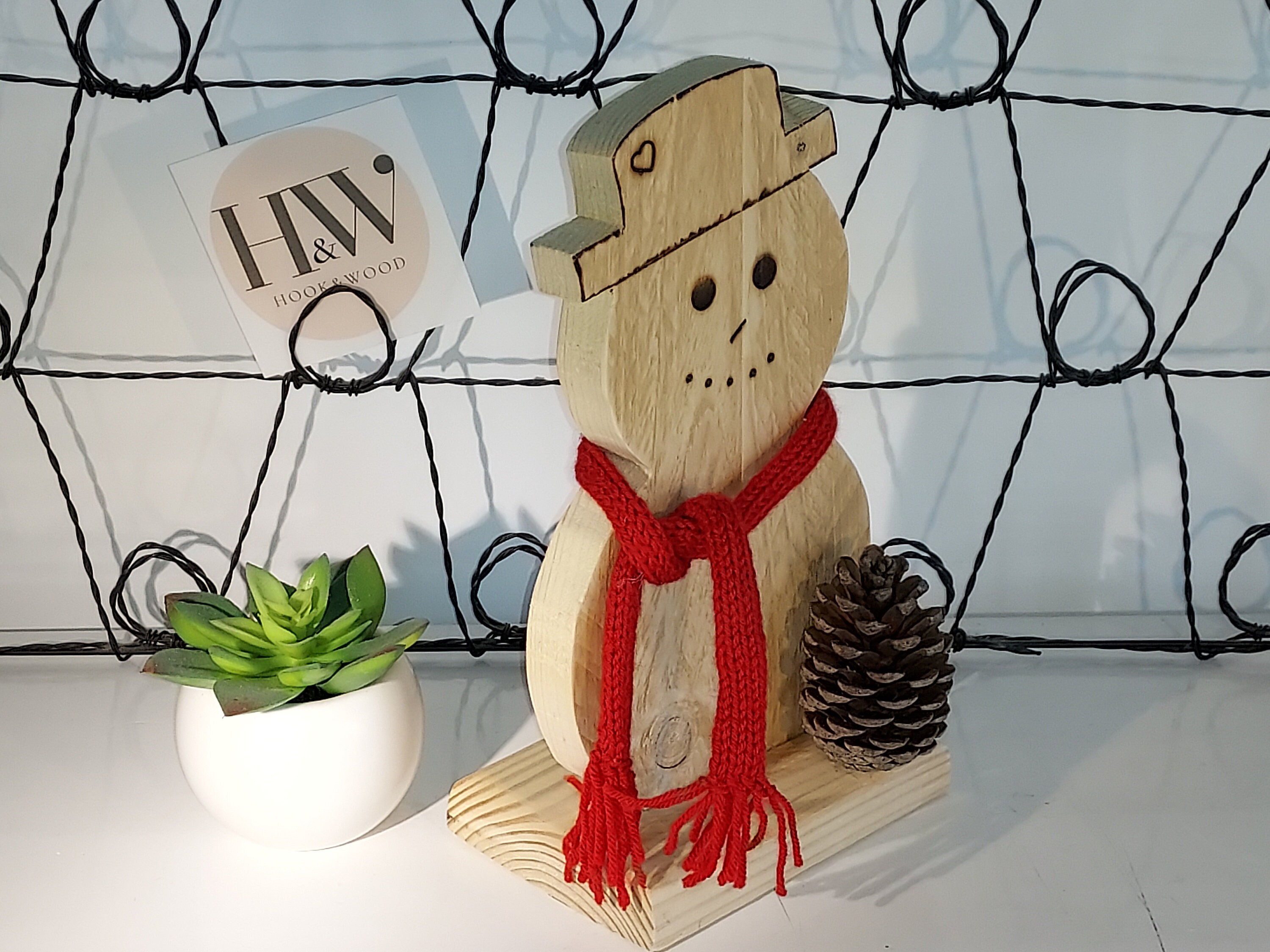 Bonhomme De Neige En Bois De Palette - Etsy