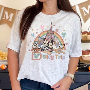 Mickey And Friends Disneytrip 2025 Shirt, Family Vacation Shirt, Disneyland Girl Trip Shirt, Disneyland Castle, Magic Kingdom Shirt, D022