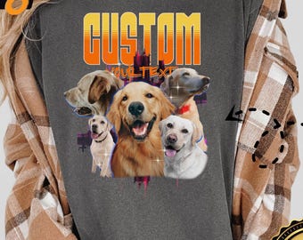 Maglietta personalizzata Comfort Colors, Maglietta personalizzata, Maglietta personalizzata per animali, Maglietta personalizzata, Regalo in ricordo del cane, Maglietta personalizzata per cani X208