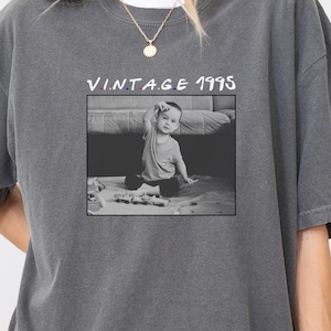 Personalized 30th Birthday Shirt, Custom Photo Year 1995 Comfort Colors Shirt, Custom Picture 1995 Birthday Shirt, 30th Birthday Gift, X369