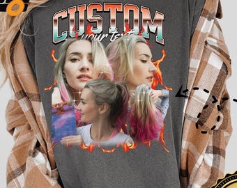 Custom Bootleg Girl friend Rap Tee, Custom Photo Vintage Shirts, Design Your Own Idea, Graphic Wife Tee, Custom Your Own Bootleg Tee, X215