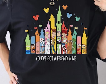 Sie haben einen Freund in mir Toy Story Shirt, Disney Urlaub 2025, Disney Toy Story Shirt, Woody Buzz World Shirt, Disney Urlaub 2025, D057