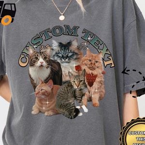 Custom Comfort Colors Rap Pet Shirt, Personalized Pet Tee, Custom Photo 90s Graphic, Bootleg Rap Dog Shirt, Custom Shirts for Humans, X301