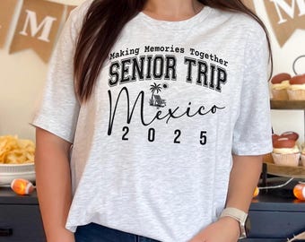 Senior Trip 2025 Shirt, Graduation 2026 Shirt, Senior 2025 Custom Location Shirt, 2026 School Trip Gift, High School Graduation Gift, Z263
