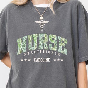 Nurse Practitioner Shirt, NP Flora Toile Shirt, Trendy Nurse Practitioner, Nurse Practitioner Gift, Nurse Appreciation, Custom NP Tees, X057