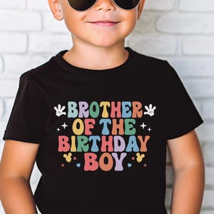 Brother Of The Birthday Boy Shirt, Mickey Family Birthday Shirts, Daddy Mommy Of The Birthday Boy, Sis Bro Birthday, Magical Vacation, D044