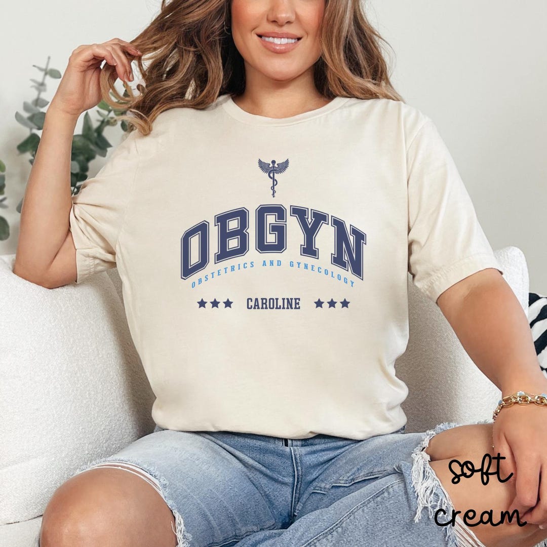 Personalized OBGYN Shirt, Custom OBGYN Nurse Shirt, Obstetrics and ...