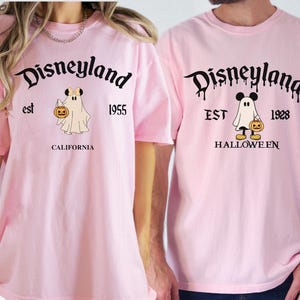 Halloween Disneyland T-Shirt, Disney Halloween Shirt, Disneyland Halloween Est. 1955, Disneyland California Shirt, Disney Mickey Ghost, H005