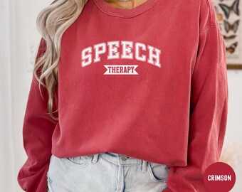 SLP Sweatshirt, Logopädie Pullover, Logopädin Shirt, Sprachpathologen Geschenk, SLPA Shirt, zukünftige Schule SLP Shirt, C101