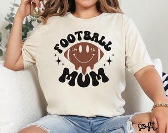 Football Mom Shirt, Cute Football Mama Shirt, Mothers Day Gift For Football Mom, Gift For Football Lover, Football Season Mom Gifts, Z119