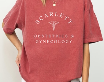Camiseta personalizada de ginecología y obstetricia, camiseta de obstetra Comfort Colors®, regalo para ginecólogo/a, camiseta para enfermera/o ginecóloga/o, regalo para residente de ginecología y obstetricia, camiseta de parto y alumbramiento X116