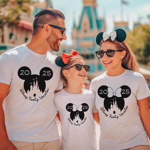 Disney 2025 Family Vacation Shirt, Disney Castle 2025 Shirts, Disney Family 2025, Disney Trip Tee, 2025 Disney Family Matching Shirts, D020