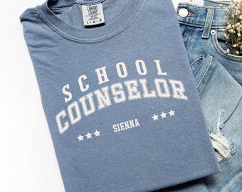 Maglietta personalizzata per consulente scolastico, maglietta per consulente scolastico, magliette per insegnanti, maglietta per consulente, regalo per consulente, maglietta personalizzata per consulente, X191