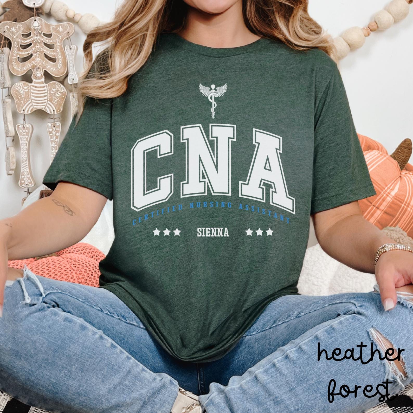 Custom CNA Shirt, Personalized Certified Nursing Assistant Shirt