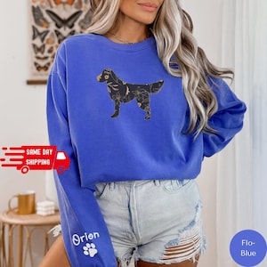 Bluza Comfort Colors® Irish Setter, prezent dla Irish Setter, kwiaty polne Irish Setter Mama, prezenty dla właścicieli psów, prezent dla Irish Setter Mama, C2246