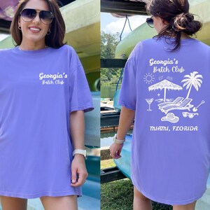 Custom Beach Bachelorette Shirts, Beach Bride Shirt, Bachelorette Party Shirt, Bach Club Bachelorette Gift, Beach Bridesmaid Gifts, X407