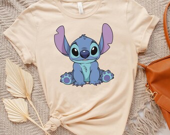 Camiseta de Stitch, camiseta de cumpleaños, camiseta de Stitch Disneyworld, camiseta de viaje a Disney, camiseta de Stitch feliz, regalo para amantes de Disney, regalo de ropa para niños, D012