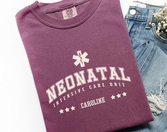 Maglietta personalizzata per infermiere di terapia intensiva neonatale, maglietta personalizzata per infermiere di terapia intensiva neonatale, regalo per infermiere di terapia intensiva neonatale, ringraziamento per infermiere, maglietta per infermiere di terapia intensiva neonatale, X183