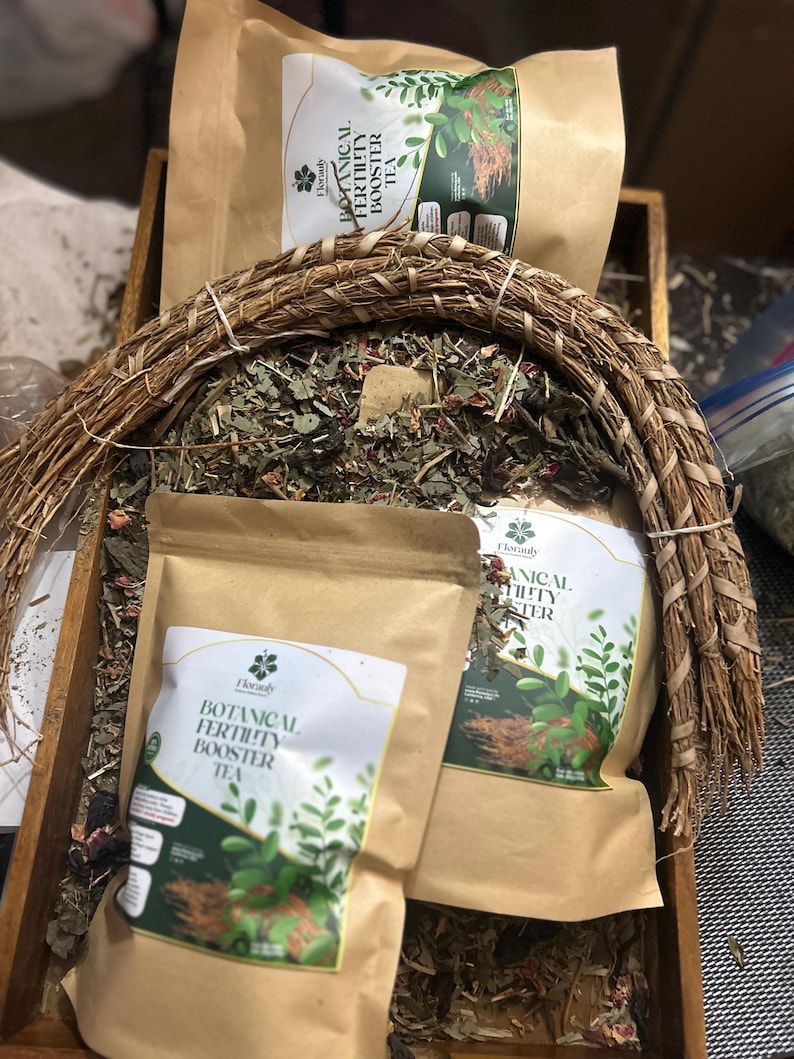 Herbal Tea Fertility Support Blend. 4 oz for woman organic and vegan image 2