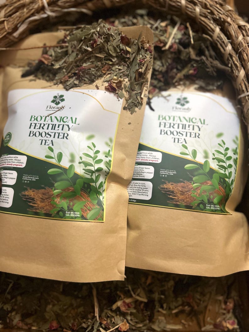 Herbal Tea Fertility Support Blend. 4 oz for woman organic and vegan image 4