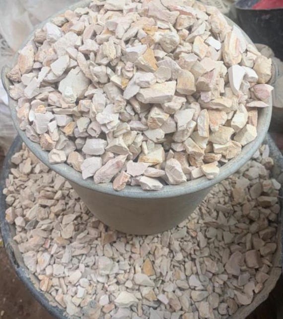Edible Calaba Clay - African White Chalk - Pure & Natural 330g / Black Friday