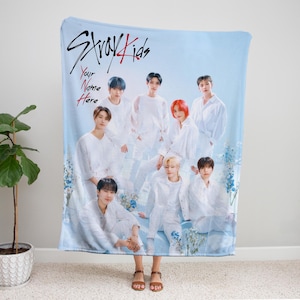 Stray Kids Rug Stray Kids K-pop Blanket – Custom Name Personalized Throw, Cozy Fandom ...