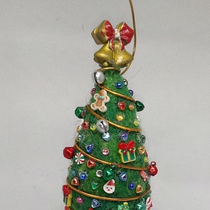 Needle felted Christmas tree