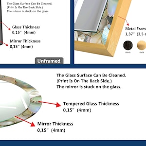 a picture of a mirror and other things