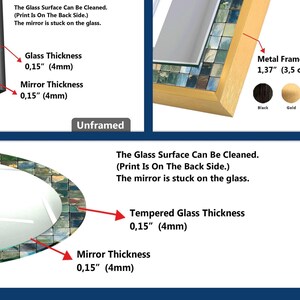 a picture of a mirror and a shelf