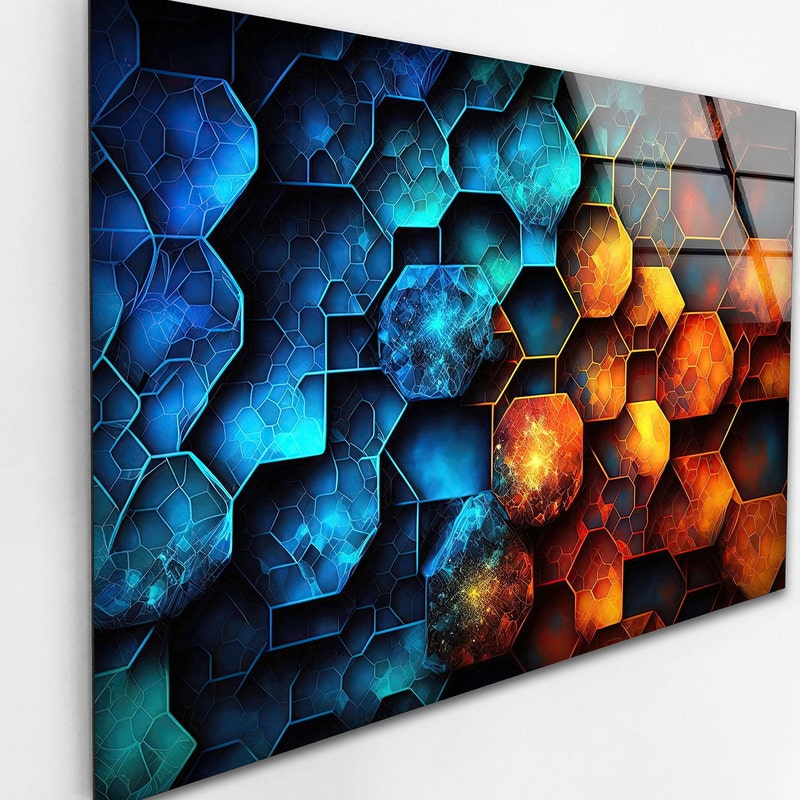 hexagon-wall-art-etsy