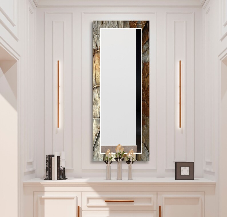 Tempered Glass Mirror Wall Decor for Bathroom Mirror Decorentryway