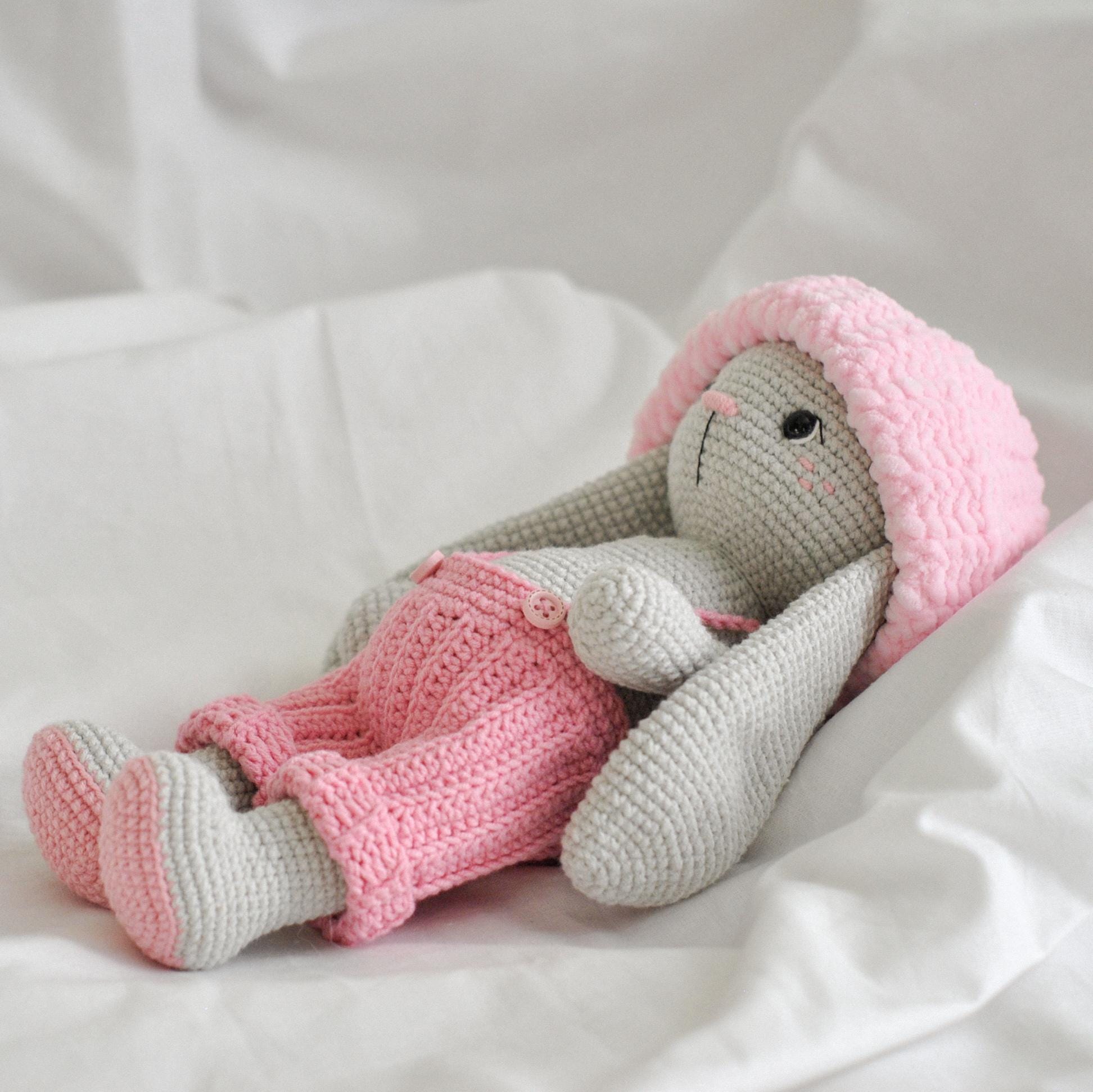 Large Bunny Crochet Pattern, Crochet Bunny With the Long Ears ...