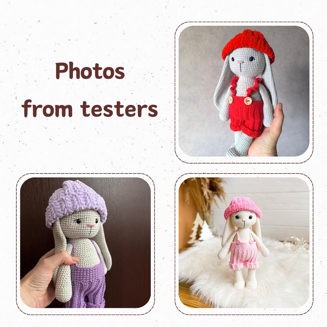 Large Bunny Crochet Pattern, Crochet Bunny With the Long Ears ...