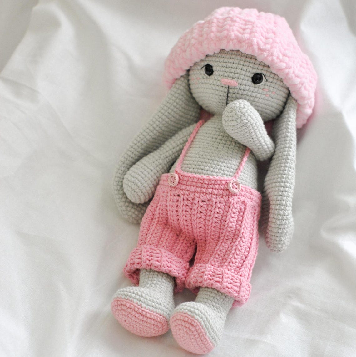 Large Bunny Crochet Pattern, Crochet Bunny With the Long Ears ...