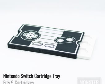 Almacenamiento deslizante de cartuchos para Nintendo Switch (capacidad para 9 cartuchos)