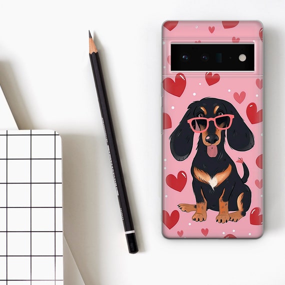 Dachshund Phone Case Wallet - Tan Dachshund Phone Case Wallet - Tan