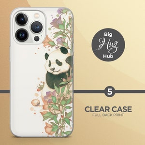 Panda-telefonskal: Mjukt gelfodral för iPhone 17, Samsung S26, Pixel 10a bild 6