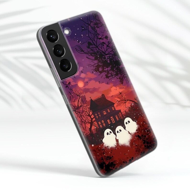 Cute Ghost Phone Case, Spooky Cottagecore Cover for iPhone 17, Samsung A57, Pixel 9a image 9