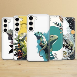 Wild Iguana Phone Case Chameleon Cover for Samsung Galaxy S25Ultra, S24, S23, A16, A15, A56,  iPhone 17, 15, 14, 13, Pixel 10, 8Pro, 6A