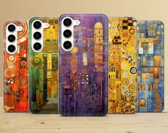 Klimt Art Phone Case Famous painter Cover for Samsung Galaxy S25Ultra, S24, S23, A16, A15, A56,  iPhone 17, 15, 14, 13, Pixel 10, 8Pro
