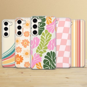 Groovy Indie Phone Case: Soft TPU Gel Cover, Floral & Retro Designs