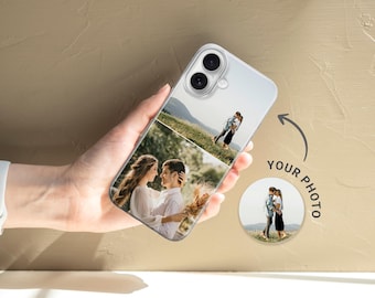 Couple Photo Phone Case: Personalized Cover for iPhone 17 Pro, Samsung A56, Pixel 10a