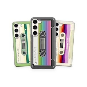 Custom Cassette Tape Phone Case: 90s Style TPU Cover