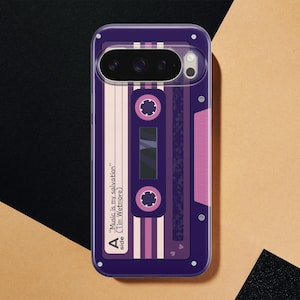 80s Cassette Tape Phone Case: Vintage Style TPU Cover