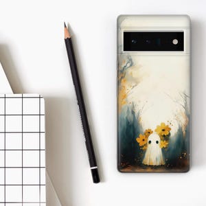 Cute Ghost Phone Case, Spooky Cottagecore Cover for iPhone 17, Samsung A57, Pixel 9a image 8
