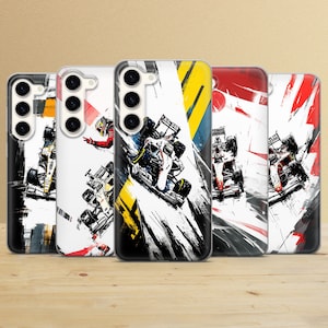 Custodia per telefono F1 Speed Formula Uno Cover per Samsung Galaxy S25Ultra, S24, S23, A16, A15, A56, iPhone 16e, 15, 14, 13, Pixel 9a, 8Pro, 6A