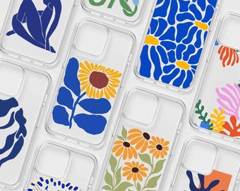 Cover trasparente Henri Matisse per iPhone 17, Samsung S26Fe, Pixel 11 Pro